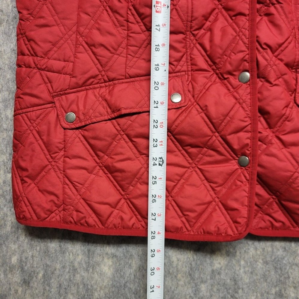 Eddie Bauer Vest Womens 2X Red Quilted Lightweight Packable Casual Outdoors - Picture 11 of 12